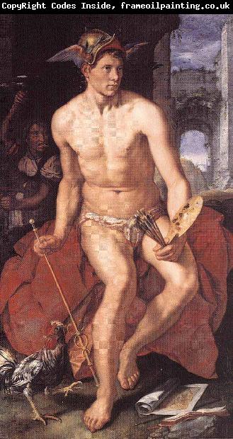 Hendrick Goltzius Mercury as personification of painting